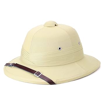 Amazon.co.jp: ピスヘルメット pith helmet 防暑帽 アウトドア